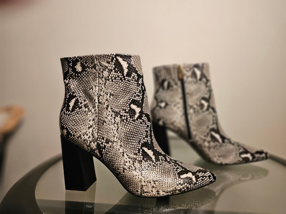 Mark Fisher "Python" Heeled Ankle Boots
